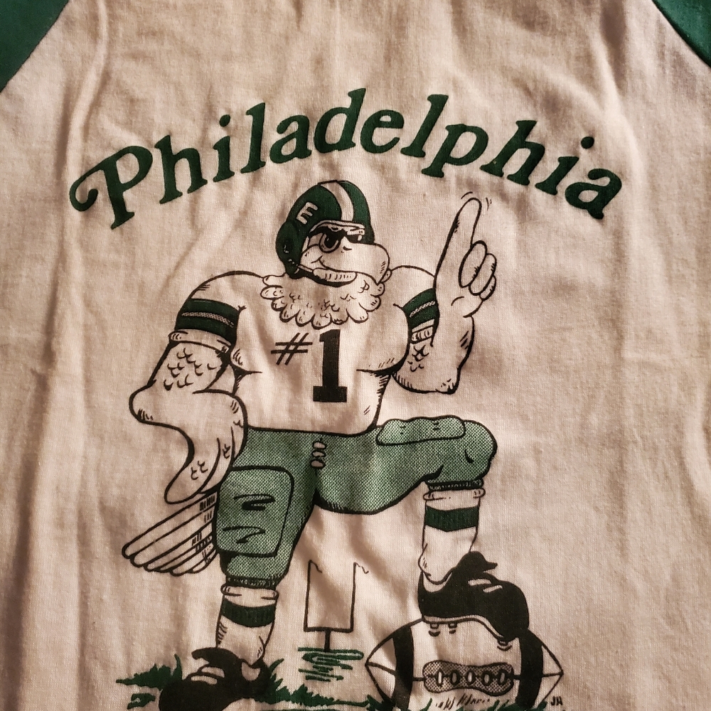 Vintage Philadelphia Eagles 3/4 shirt